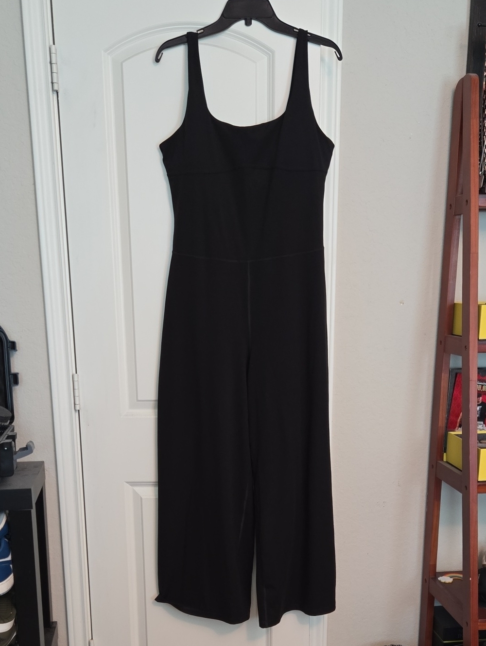 Fabletics Black Wide-Leg Sleeveless Jumpsuit